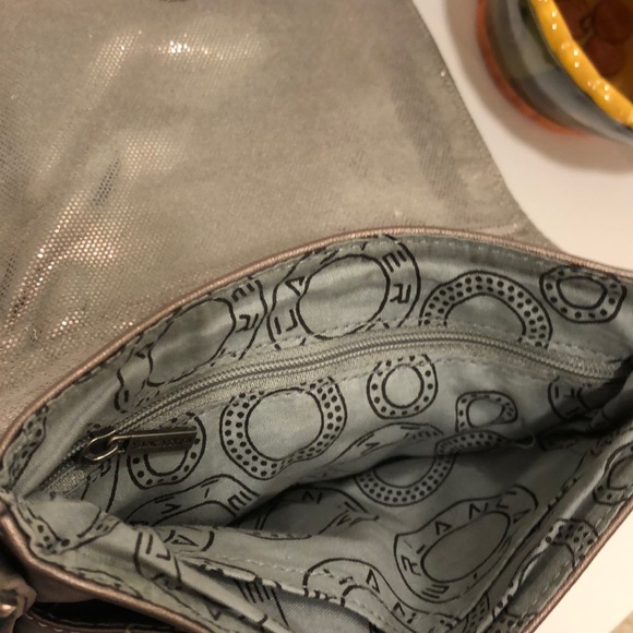 Crossbody metallic bronze copper LANCASTER - Picture 5 of 8